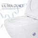 Унитаз подвесной Qtap Robin New керамический безободковый с сиденьем Soft-close белый (SD00050601) - изображение 5