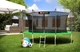 Батут Hop-Sport 14ft (427cm) зелений із внутрішньою сіткою - зображення 2