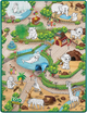 Mata piankowa do kolorowania Ricokids ZOO z markerami i torbą do przechowywania 90 x 120 cm (5903890629168) - obraz 1
