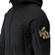 Флісова кофта Helikon Patriot Mk2 Hybrid Fleece - Black 2XL - зображення 8