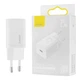 Зарядний пристрій Baseus Super Si Quick Charger 1C 25W EU White (CCSP020102) - зображення 2