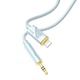 Кабель AUX Hoco UPA30, Lightning to Jack 3.5 mm, 1m, Blue - зображення 2