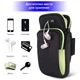 Спортивный чехол на руку BeCover BC0011 6.5" Black/Blue (705343) + органайзер для наушников - изображение 2