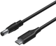 Кабель Unitek USB-C - DC Jack 5.5 x 2.5 мм 65W 1.8 м Black (C14116BK-1.8M) - зображення 2