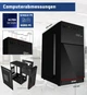 Компьютер GMR Ultra 72505 / Intel Core i7-4790 / RAM 32GB / SSD 1TB / HDMI / LAN / Wi-Fi 6 / Bluetooth 5.0 / Windows 11 / Black - изображение 2