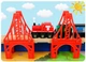 Дитяча залізниця з дерева EdWone, 110 деталей (Brio, Ikea, Playtive) E17P04 (електричний локомотив) - изображение 2