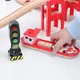 Залізна дорога з дерева дитяча, Iekool, 110 деталей, 115x85, (Brio, Ikea, Edwone) Iecool 60 - зображення 5