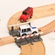 Игрушечная железная дорога из дерева Iekool-playtive, 110 деталей, 140x52 - изображение 5