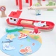 Залізна дорога з дерева дитяча, Iekool, 110 деталей, 115x85, (Brio, Ikea, Edwone) Iecool 60 - зображення 7