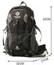 Рюкзак універсальний Pentagram 35 л Black (PM001) - изображение 3