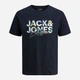 Футболка хлопковая длинная мужская Jack & Jones 12278523 XL Sky captain (5715729499725) - изображение 7
