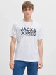 Футболка хлопковая длинная мужская Jack & Jones 12278523 XL White (5715726984545) - изображение 1