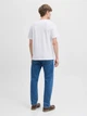 Футболка хлопковая длинная мужская Jack & Jones 12278523 XL White (5715726984545) - изображение 2