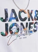 Футболка хлопковая длинная мужская Jack & Jones 12278523 XL White (5715726984545) - изображение 6