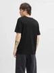 Футболка хлопковая мужская Jack & Jones 12279535 S Black (5715724948006) - изображение 2