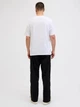 Футболка хлопковая длинная мужская Jack & Jones 12282779 S Bright White (5715730089656) - изображение 2