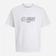 Футболка хлопковая длинная мужская Jack & Jones 12282779 S Bright White (5715730089656) - изображение 5