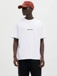 Футболка хлопковая длинная мужская Jack & Jones 12282892 L Bright White (5715722802225) - изображение 1