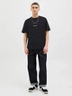 Футболка хлопковая длинная мужская Jack & Jones 12282892 L Black (5715722802218) - изображение 3