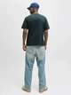 Футболка хлопковая длинная мужская Jack & Jones 12282892 L Forest River (5715732215626) - изображение 2