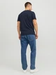 Футболка хлопковая длинная мужская Jack & Jones 12233999 2XL Navy Blazer (5715424107178_5715602797214) - изображение 2