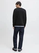 Свитшот на флисе мужской Jack & Jones 12278616 2XL Black (5715726976533) - изображение 2