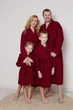 Чоловічий вафельний халат IDEAL TEXTILE кімоно Бордовий 100% бавовна Узбекистан, щільність 320 г/м2 3XL - зображення 5