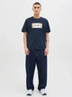 Футболка хлопковая длинная мужская Jack & Jones 12278508 2XL Sky Captain (5715726973440) - изображение 3