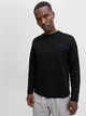 Лонгслив мужской Jack & Jones 12282697 L Black (5715722711206) - изображение 1