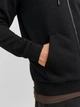 Толстовка на молнии мужская Jack & Jones 12249342 S Черная (5715434105713) - изображение 5