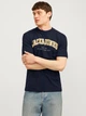 Футболка хлопковая длинная мужская Jack & Jones 12257579 L Navy Blazer (5715516385965) - изображение 1