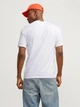 Футболка хлопковая длинная мужская Jack & Jones 12257579 L White (5715519837218) - изображение 2