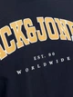 Футболка хлопковая длинная мужская Jack & Jones 12257579 L Navy Blazer (5715516385965) - изображение 6