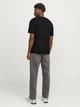 Футболка хлопковая длинная мужская Jack & Jones 12268415 M Black (5715671965712) - изображение 2