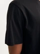 Футболка хлопковая длинная мужская Jack & Jones 12268415 M Black (5715671965712) - изображение 5