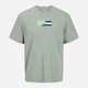 Футболка хлопковая длинная мужская Jack & Jones 12268415 M Iceberg Green (5715671965798) - изображение 7