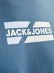 Футболка хлопковая длинная мужская Jack & Jones 12268415 M Oceanview (5715671965644) - изображение 6