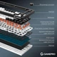 Клавиатура GamePro Asgard Valhalla 75% Exploded QLAB Orange Switches (MK160B Pro) - изображение 12