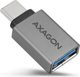 Adapter Axagon RUCM-AFA USB-C 3.1 M > USB-A F (Y-A025DGY) - obraz 2