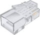 Wtyk modularny Unitek Pass-Through RJ45 Cat 6 100 szt (OT1091ATP01) - obraz 2