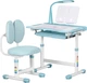 Комплект Evo-kids BD-20 Парта + стілець + лампа Блакитний (BD - 20 BL) - зображення 1
