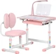 Комплект Evo-Kids BD-20 Парта + стул + лампа Розовый (BD-20 PN) - изображение 1