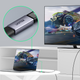 Adapter Unitek USB4 Type-C Female to Female Space Grey (A1036GY) - obraz 7