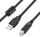 Кабель ColorWay USB 2.0 AM to BM Print Cable 3 м Black (CW-CBUB073-BK) - изображение 3