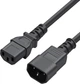 Кабель питания ColorWay C13 to C14, 1.8 м Black (CW-CBP087-BK) - изображение 4