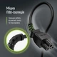 Кабель питания ColorWay CEE7/7-C5, 1.8 м Black (CW-CBP083-BK) - изображение 7