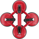 Uchwyt do szyb próżniowy YATO 4 szt x 120 mm, do 180 kg (YT-37242) - obraz 2