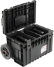 Ящик для інструментів YATO 52V S1, 2 секції, на колесах, з телескопічною ручкою, 660x643x483 мм (YT-09159) - зображення 4