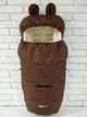 Зимний Конверт Футмуф Чехол на овчине в коляску Z&D Thermo (Brown) - изображение 2
