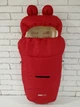Зимний Конверт Футмуф Чехол на овчине в коляску Z&D Thermo (Red) - изображение 2